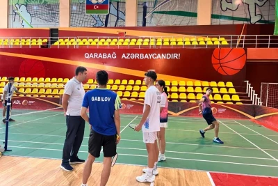 Azərbaycan Badminton Federasiyasının rəsmisi yeniyetmə badmintonçuların MDB Oyunlarına hazırlığını izləyib