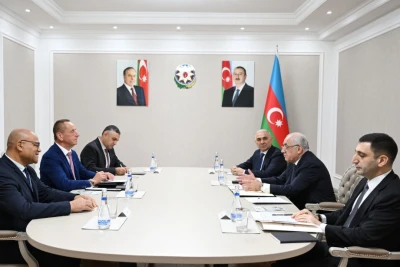 Əli Əsədov Beynəlxalq Kanoe Federasiyası və Avropa Kanoe Assosiasiyasının prezidentlərini qəbul edib