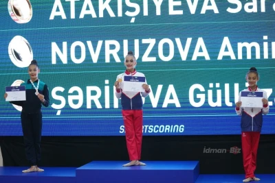 Bədii gimnastika üzrə ölkə çempionatında ikinci günə nəticələri