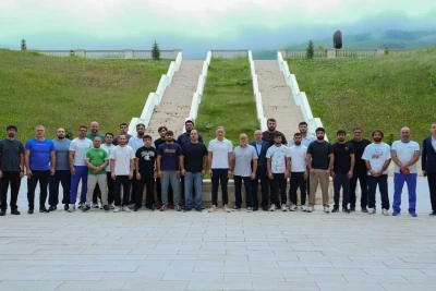 Rəşad Nəbiyev cüdo milli komandası ilə görüşüb