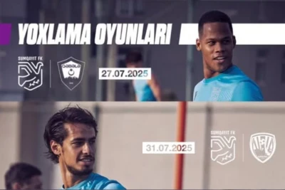 "Sumqayıt"ın Qəbələdəki yoxlama oyunlarının rəqibləri açıqlanıb