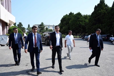 Fərid Qayıbovun Bərdə və Yevlax Olimpiya İdman Komplekslərinə səfəri