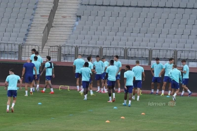 "Dinamo" Kiyev "Qarabağ" matçından əvvəl Bakıda məşq keçirib
