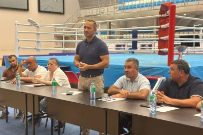 Azərbaycan Boks Federasiyasında yığma komandaların məşqçiləri və hakimlərlə görüş keçirilib
