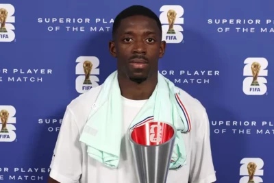 Usman Dembele Fransa-Norveç matçının ən yaxşı futbolçusu olub