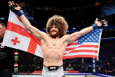 Merab Dvalişvili UFC reytinqində ikinci yerə yüksəlib və Bakıdakı turnirin ulduz qonağı olacaq
