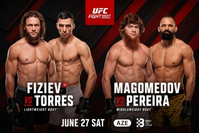 UFC Fight Night Bakü: Fiziyev ve Şarabutdin'in Rakipleri Belli Oldu