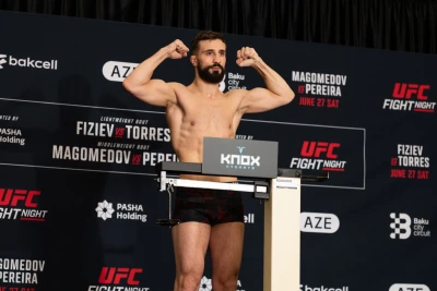 “UFC Fight Night Baku”: Nazim Sadıxov nokautla məğlub oldu