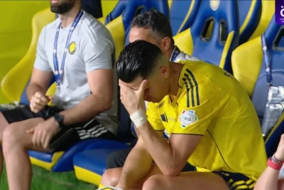 Ronaldo "Əl-Hilal"la oyunda qapıçının avtoqoluna reaksiyasını gizlədə bilməyib