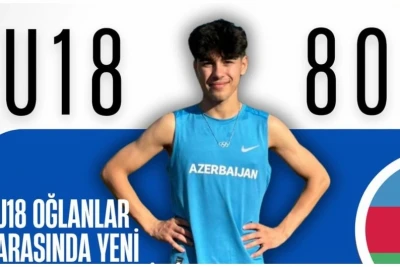 Azərbaycan atleti Balkan çempionatında ölkə rekordunu yeniləyib