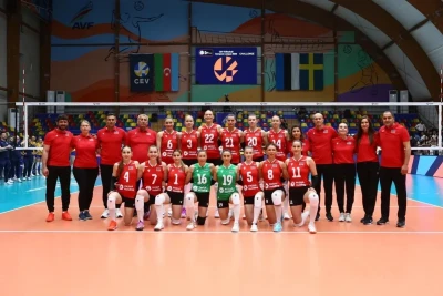 Azərbaycanın qadın voleybolçulardan ibarət millisi Avropa Liqasında İspaniyaya məğlub olub
