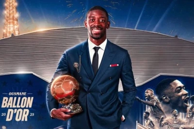 2025-ci ilin "Qızıl top" mükafatı Usman Dembelenin oldu