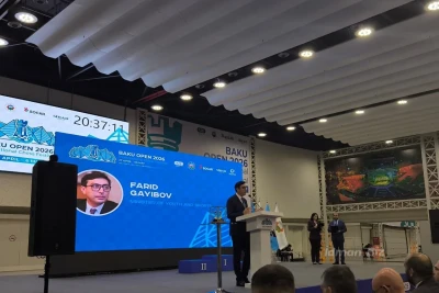 Fərid Qayıbov "Baku Open 2026"-da: Uşaqların xoşbəxtliyi məqsədə çatdığımızı göstərir