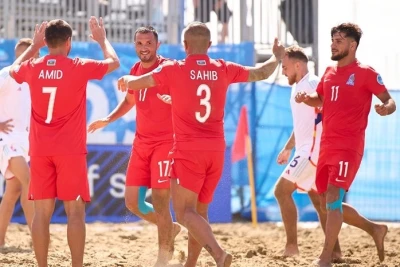 Azərbaycan çimərlik futbolu millisi Belçikanı məğlub edib