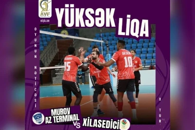 Kişi voleybolçular arasında Yüksək Liqada 10-cu tura start verildi: "Ordu" və "Xilasedici" qalib gəldi
