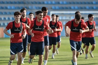 Our national team is preparing for the match against Belarus