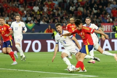 İspaniya Fransanı 5:4 hesabı ilə məğlub edərək UEFA Millətlər Liqasının finalına yüksəlib