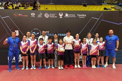 Azərbaycan stolüstü tennisçiləri Daşkənddə "WTT Youth Contender"də 3 mükafat qazanıblar