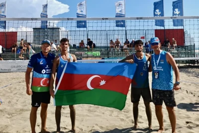 Azərbaycanda U-20 çimərlik voleybolu komandası Avropa çempionatının pley‑off mərhələsinə yüksəldi