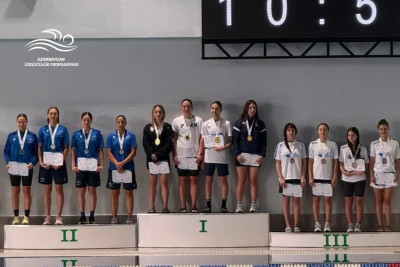 Azərbaycan milli komandası Beynəlxalq Üzgüçülük Çempionatında 33 medal qazanıb