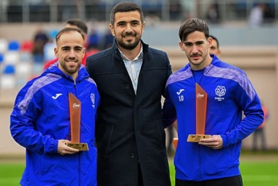 "Şamaxı"nın iki futbolçusu "ayın qolu"na görə mükafatlandırıldı