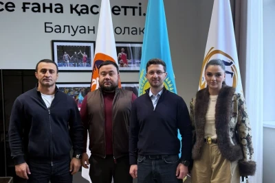 Azərbaycan və Qazaxıstan güləş federasiyaları arasında əməkdaşlıq müzakirə olunub - FOTO