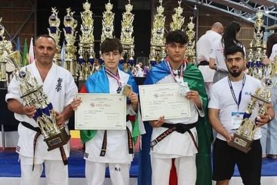 Azərbaycanlı karateçilər Bolqarıstanda Dünya Kyokuşin Kubokunda medal qazanıblar