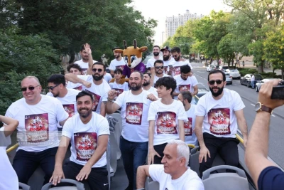 Minifutbol üzrə dünya çempionlarının Bakıda şəhər turu