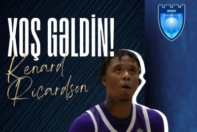 "Şəki" Basketbol Klubu Amerikalı Legioner Kenard Riçardsonu Transfer Etdi