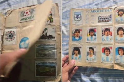 Meksikalı azarkeş atasının DÇ-1986 kolleksiya albomunu tapması sosial mediada marağa səbəb olub
