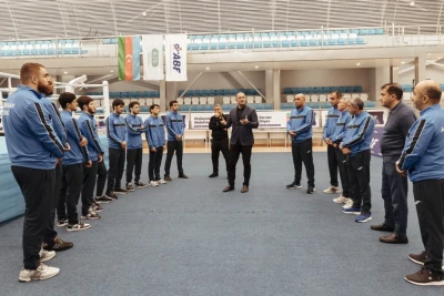 Azərbaycan Boks Federasiyasının rəhbərliyi Dubayda keçiriləcək dünya çempionatı öncəsi milli komanda ilə görüşüb - FOTO