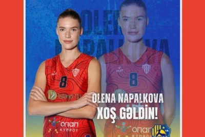 “Gəncə” klubunda ukraynalı voleybolçu