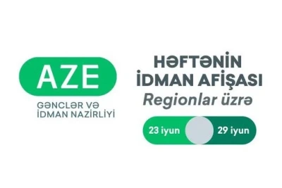 Regionlar üzrə HƏFTƏNİN İDMAN AFİŞASI