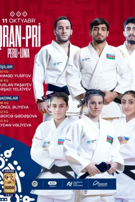 Azərbaycan cüdoçuları Lima Qran-prisində mübarizəyə başlayır