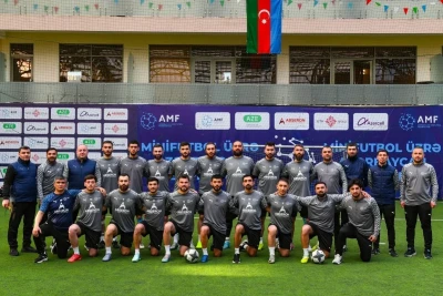 Azərbaycan minifutbol millisi Avropa çempionatına hazırlıq məqsədilə Bakıda son məşqini keçirib