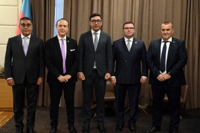 Fərid Qayıbov Albaniyalı idman rəsmiləri ilə əməkdaşlıq imkanlarını müzakirə edib