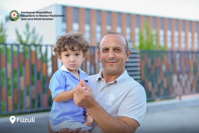 Keçmiş Olimpiya güləşçisi Natiq Eyvazov Füzulidə gənclərin idmana cəlb edilməsini təşviq edir