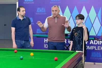Azərbaycan Bilyard Federasiyasının Akademiyası fəaliyyətə başladı - FOTO