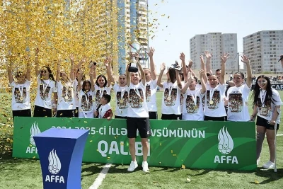 AFFA Yüksək Qızlar Liqası 2024/2025 mövsümünün qalibləri mükafatlandırıldı