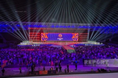 Gəncə stadionunda III MDB Oyunlarının bağlanış mərasimi keçirilib