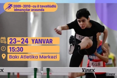 2009-2010-cu il təvəllüdlü idmançılar arasında Bakı şəhər atletika birinciliyi keçiriləcək