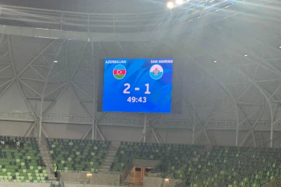 Azərbaycan milli komandası San Marino ilə qarşılaşma keçirib