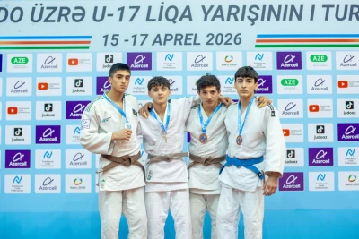 U-17 yeniyetmə cüdoçular arasında Liqa yarışının ilk turu başa çatdı: qaliblər müəyyənləşdi