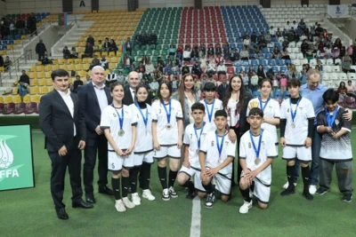 Leyla Əliyeva və Arzu Əliyevanın təşəbbüsü ilə uşaq evlərinin komandaları arasında idman yarışı təşkil olunub