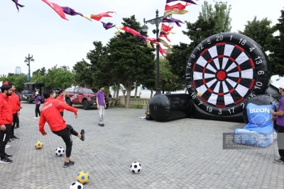 Bakıda keçiriləcək dünya çempionatı ilə əlaqədar olaraq Dənizkənarı Bulvarda "Fan Zona" yaradılıb