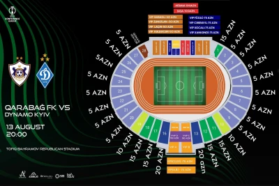 „Qarabağ“ - „Dinamo“ oyunu biletləri satışa çıxarılır