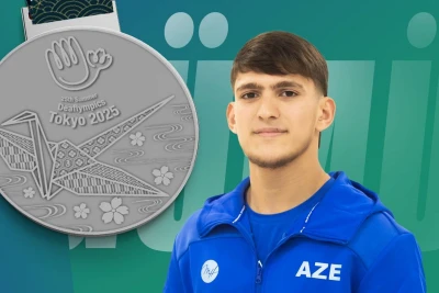 Coşqun Əliyevdən Azərbaycan idman tarixinə düşən ilk Deflimpiya medalı