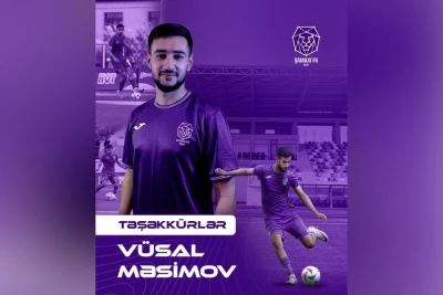"Şamaxı" Vüsal Məsimovla müqaviləyə xitam verdi