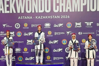 Azərbaycan taekvondoçuları Astanadakı beynəlxalq yarışda daha üç medal qazanıb