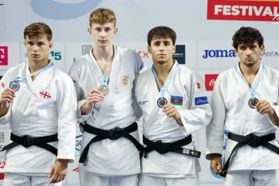 Azərbaycan cüdoçusu Məhəmməd Ağakişiyev Avropa Gənclər Yay Olimpiya Festivalında bürünc medal qazanıb